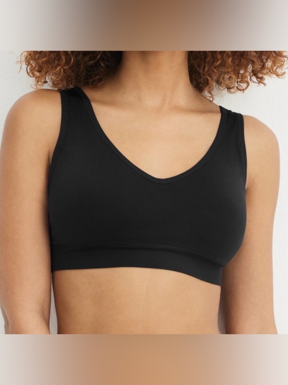 Jockey Seamfree® Back Smoothing Bralette, Black, Size XXL MSRP $32